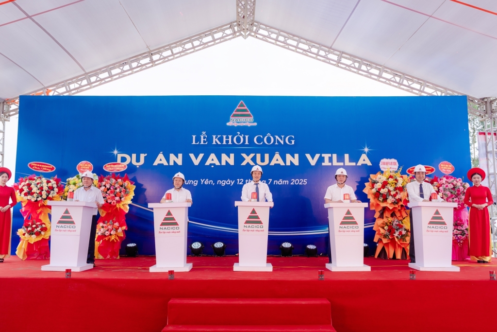 Dự án vạn xuân villa, bấm nút khởi công 